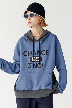 Basket Sweat Hoody (Mix-Blue)