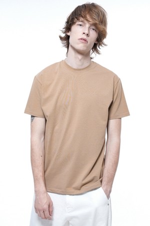 Tension Span Half Tee - Beige