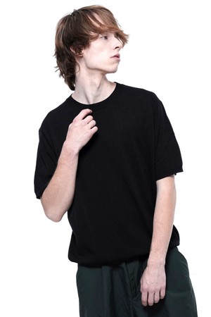 Cool Round Half Knit - Black