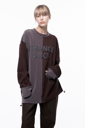 S`noi Reverse Slev Crew-neck Sweat - Brown /M243MT01BRW