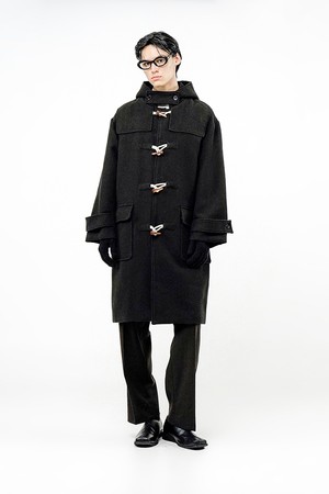 League Duffle Coat - Black /LGDFCT-BK-M