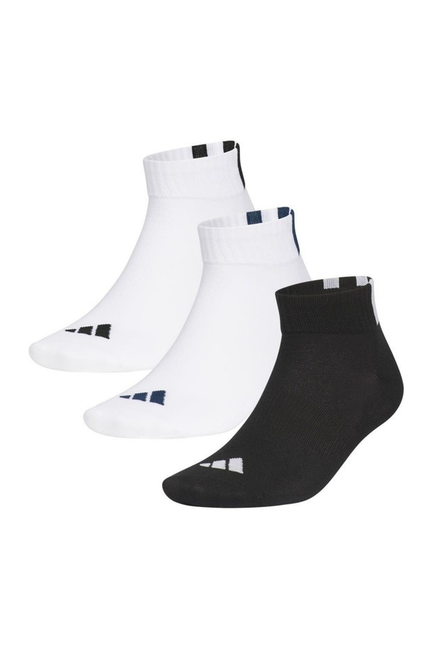 ADIDAS GOLF - 양말 - 아디다스 남녀 퍼포먼스 3선 스포츠 발목 3족 양말 IY7618 IY7619 IY7620