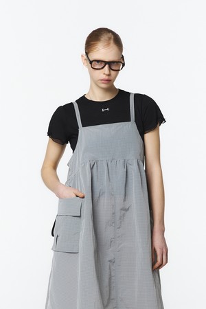 여성 립 오버 원피스 (화이트 그레이)_5L42811