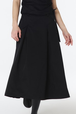 여성 테일러드 셋업 스커트 (블랙)_5LB1831