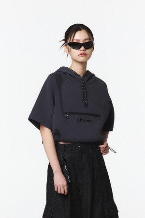 여성 반팔 MTM (차콜 그레이)_5L45916