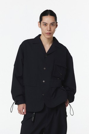 빅 포켓 셋업 자켓 (다크 차콜)_5LA1213