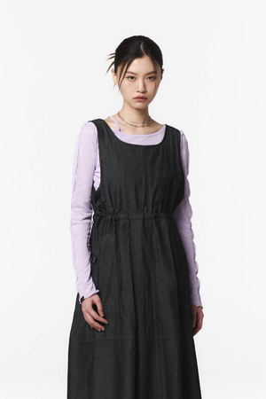 여성 데님 원피스 (블랙)_5L42631