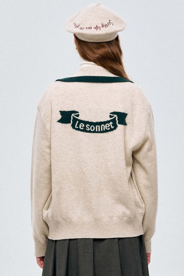 Le Sonnet - 가디건 - [르쏘넷] 레트로 방풍 카디건 Retro Winter Cardigan