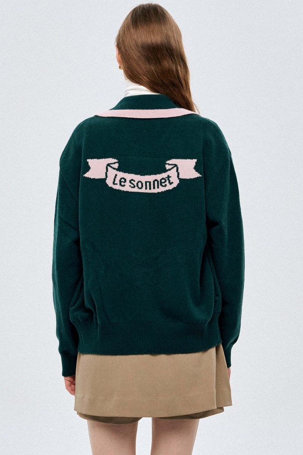 Le Sonnet - 가디건 - [르쏘넷] 레트로 방풍 카디건 Retro Winter Cardigan