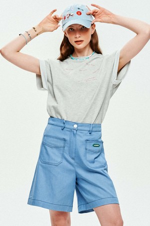 [르쏘넷] 포켓 데님 쇼츠 Pocket Denim Shorts