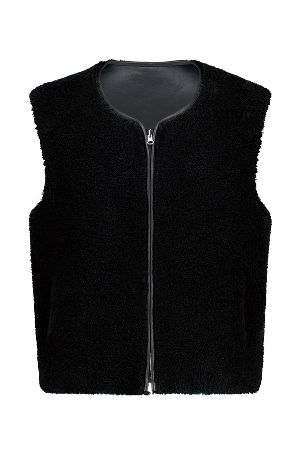 Le Sonnet - 베스트 - [르쏘넷] 리버시블 테디베어 베스트 Reversible Teddy Bear Vest