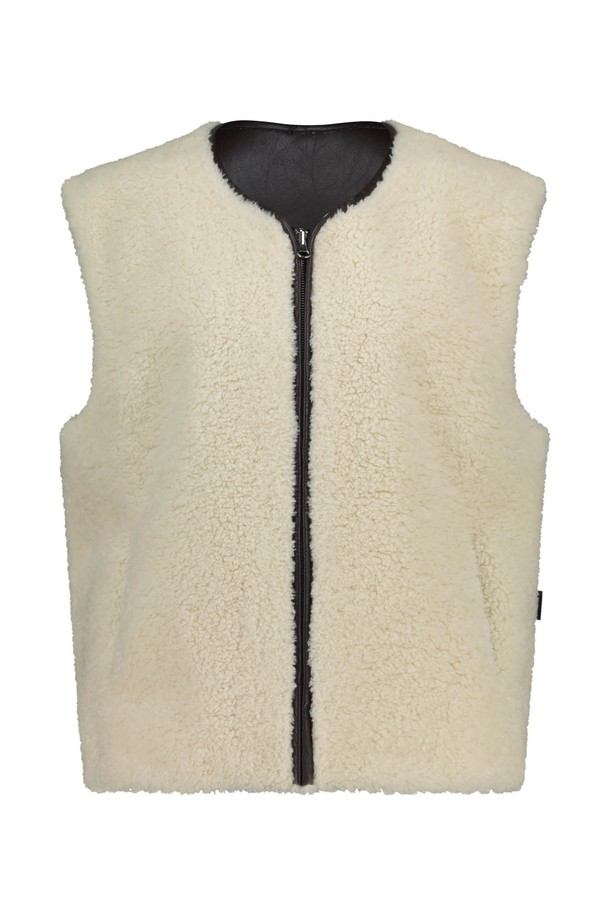 Le Sonnet - 베스트 - [르쏘넷] 리버시블 테디베어 베스트 Reversible Teddy Bear Vest