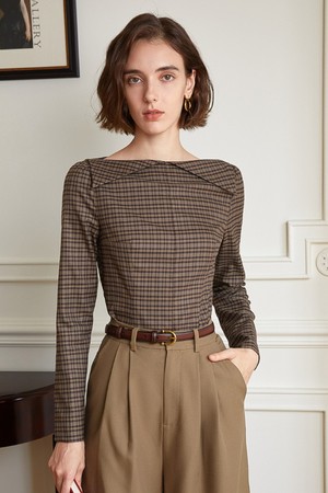 YY Modern chic slim fit shirts_brown