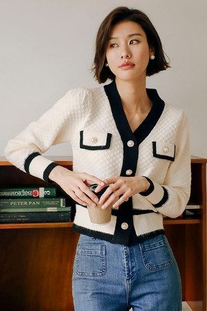 LS_Modern classic sweater cardigan_CREAM