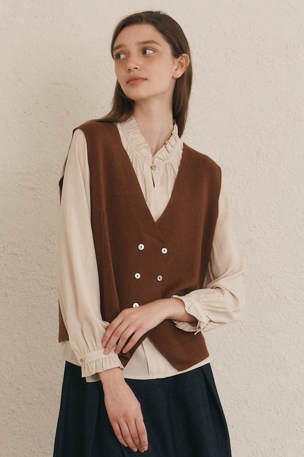 WE'DEE - 블라우스 - WD_Classic simple blouse