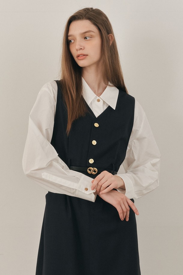 WE'DEE - 셔츠 - WD_Pure cotton shirt_WHITE