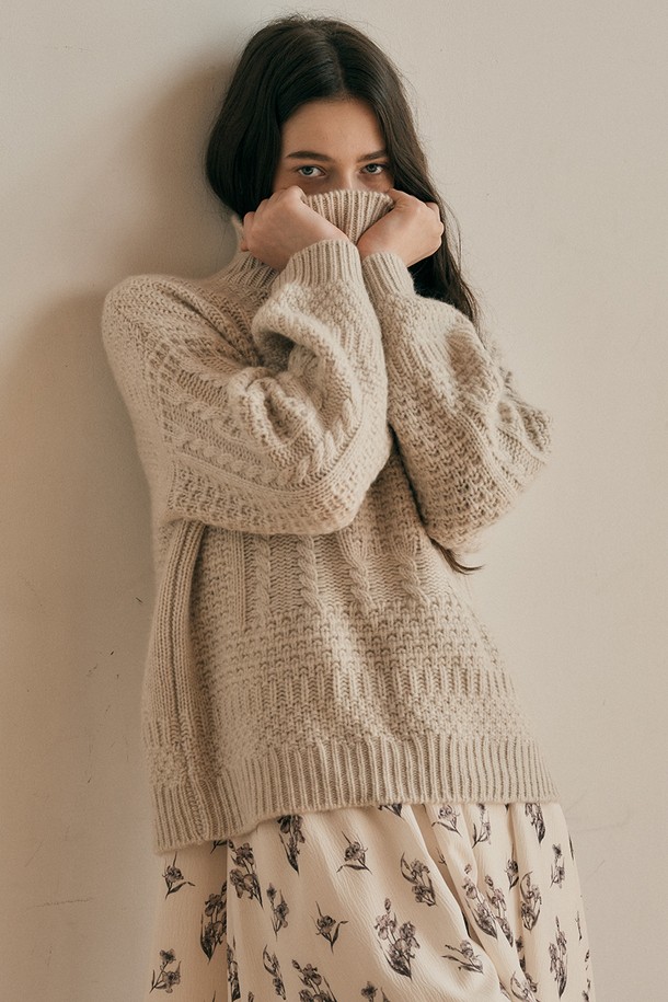 Proud Mary - 스웨터 - PM_Cashmere turtleneck sweater