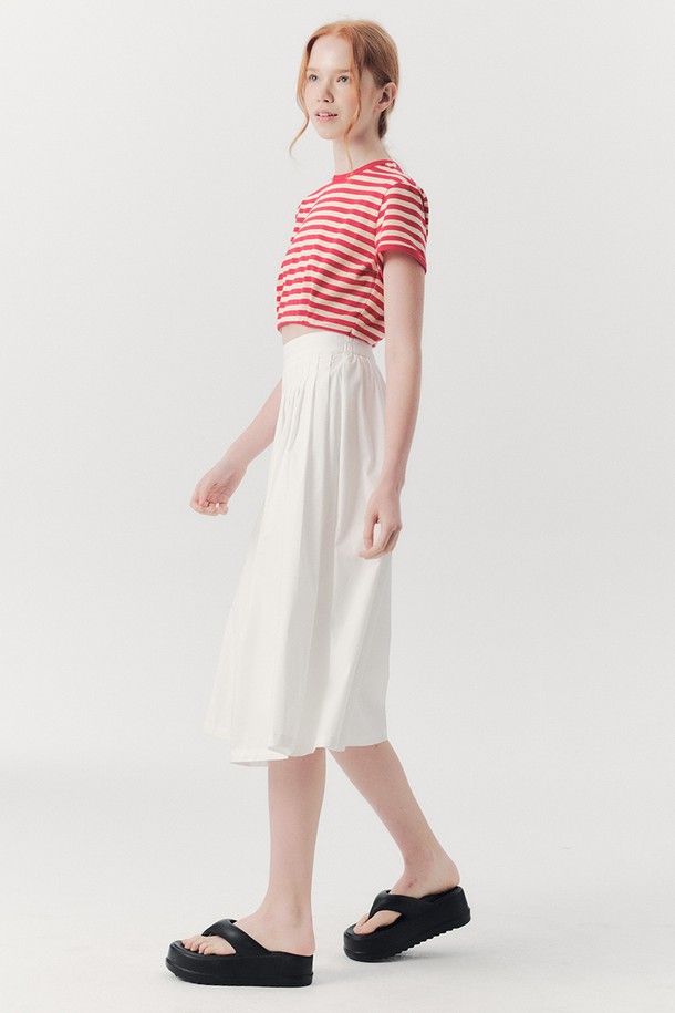 WE'DEE - 롱스커트 - WED_Modern linen long skirt