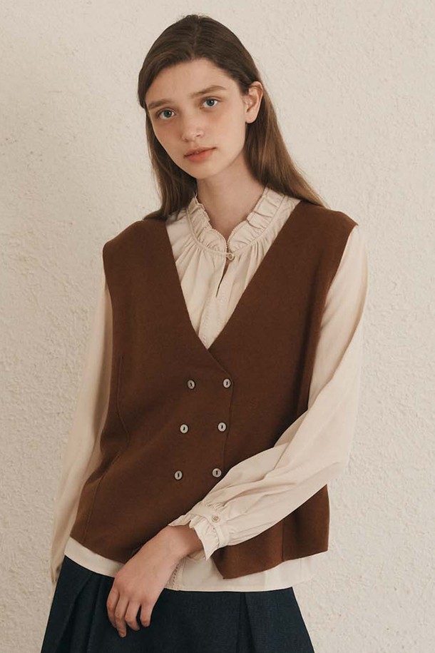 WE'DEE - 블라우스 - WD_Classic simple blouse