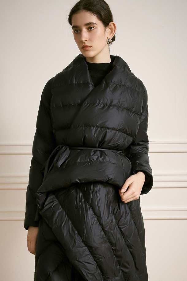 YYIAM - 패딩 - YY_Big quilt duck down jacket_BLACK