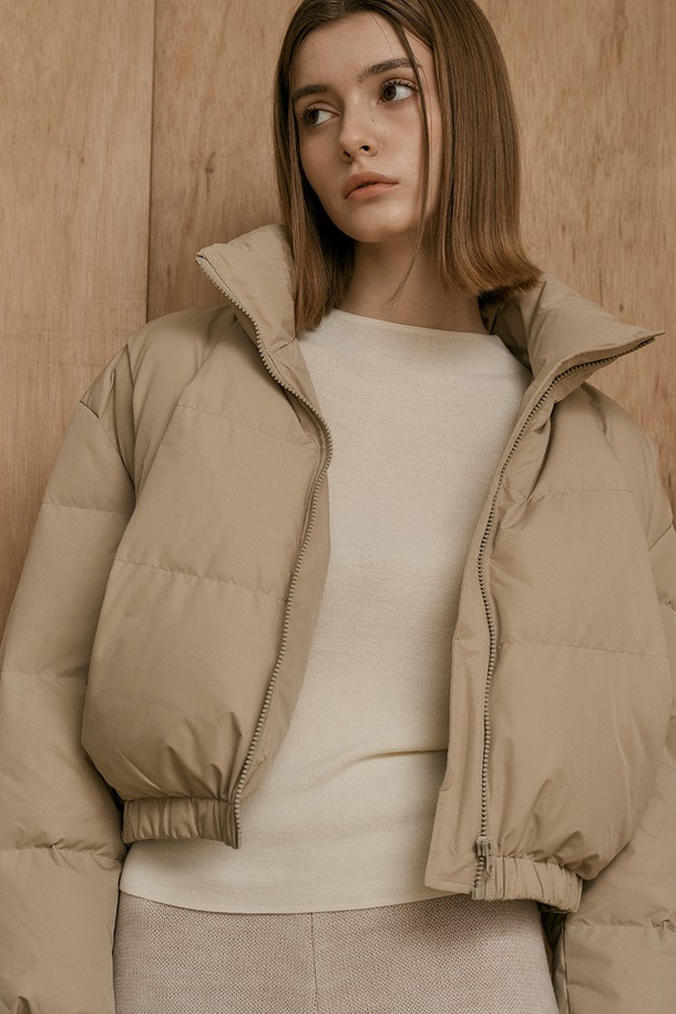 WE'DEE - 패딩 - WD_Designed shoulder line down jacket