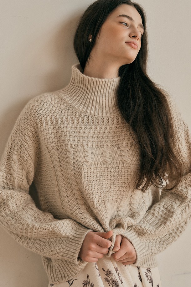 Proud Mary - 스웨터 - PM_Cashmere turtleneck sweater