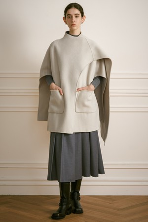 YY_Scarf shawl woolen coat