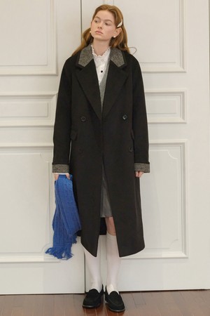 Cest_Hepburn suit collar coat