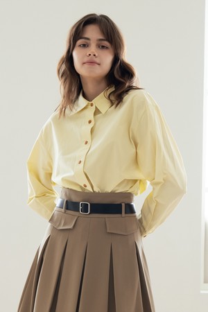 WED_Loose-shouldered shirt_YELLOW