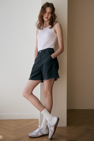 WED_Signature black shorts_BLACK