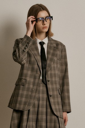 WD_Intellectual plaid set_Jacket