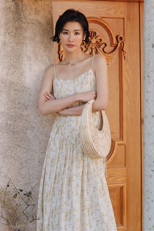 LS_Tie dyeing sling sleeveless dress