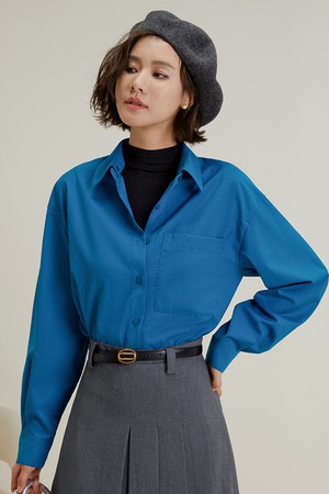 LS_Blue long sleeved shirt