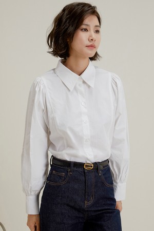 LS_Puff long sleeved shirt_WHITE