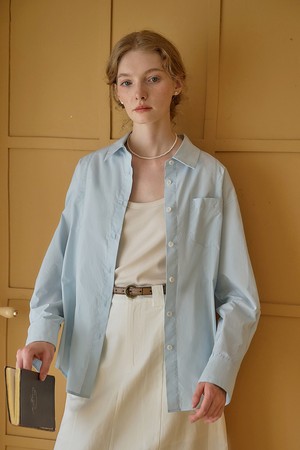 SR_Classic cotton shirt_LIGHT BLUE