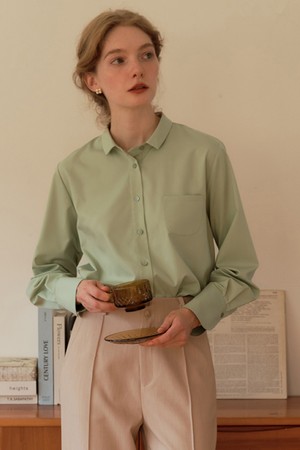 SR_Cuffs small lapel shirt_MINT