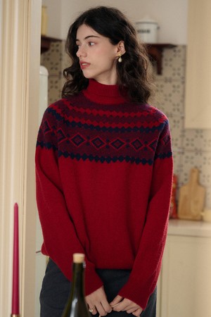 SR_Slouchy Turtleneck Sweater_3color