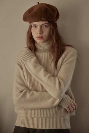 PM_Turtleneck two-piece sweater