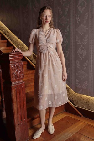 PM_French see through long dress