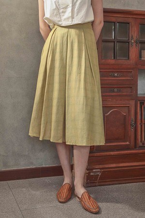 PM_Soft drape long skirt