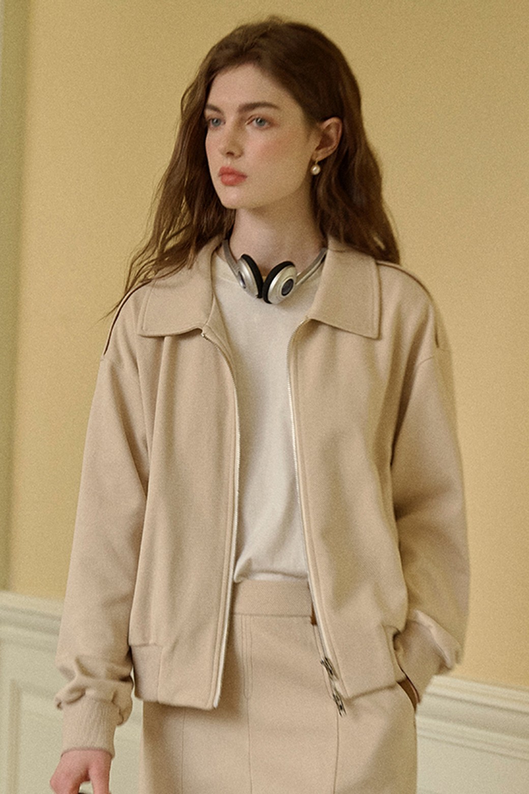 Simple Retro - 점퍼 - SR_Classic lapel casual jacket