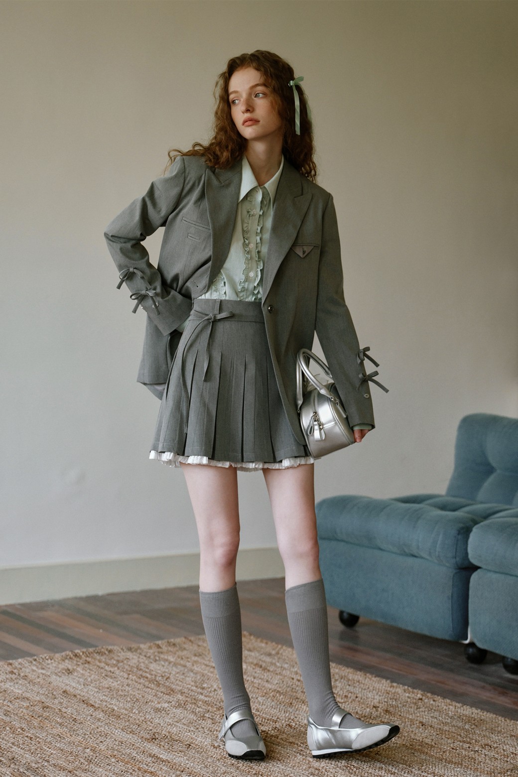 Cest_Ribbon layer pleated skirt_Cest Moidew - 코오롱몰