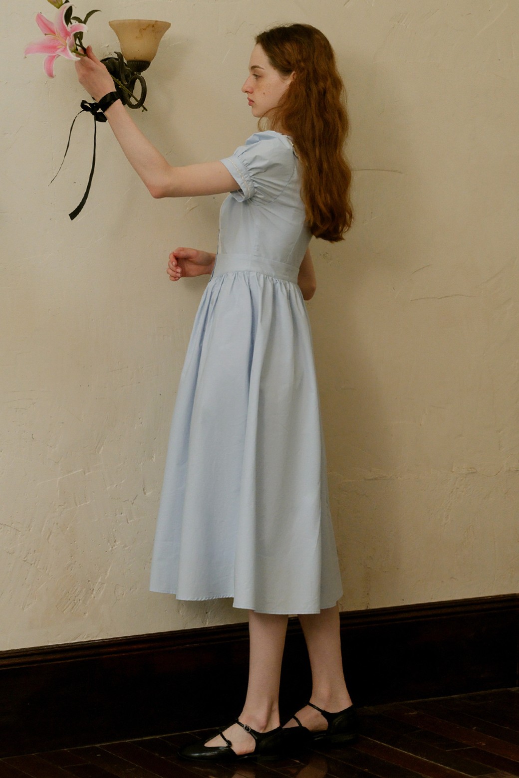 ★Cest Moidew★ Cest_Doll collar flower button dress Cest Moidew] Cest_Doll collar flower button dress