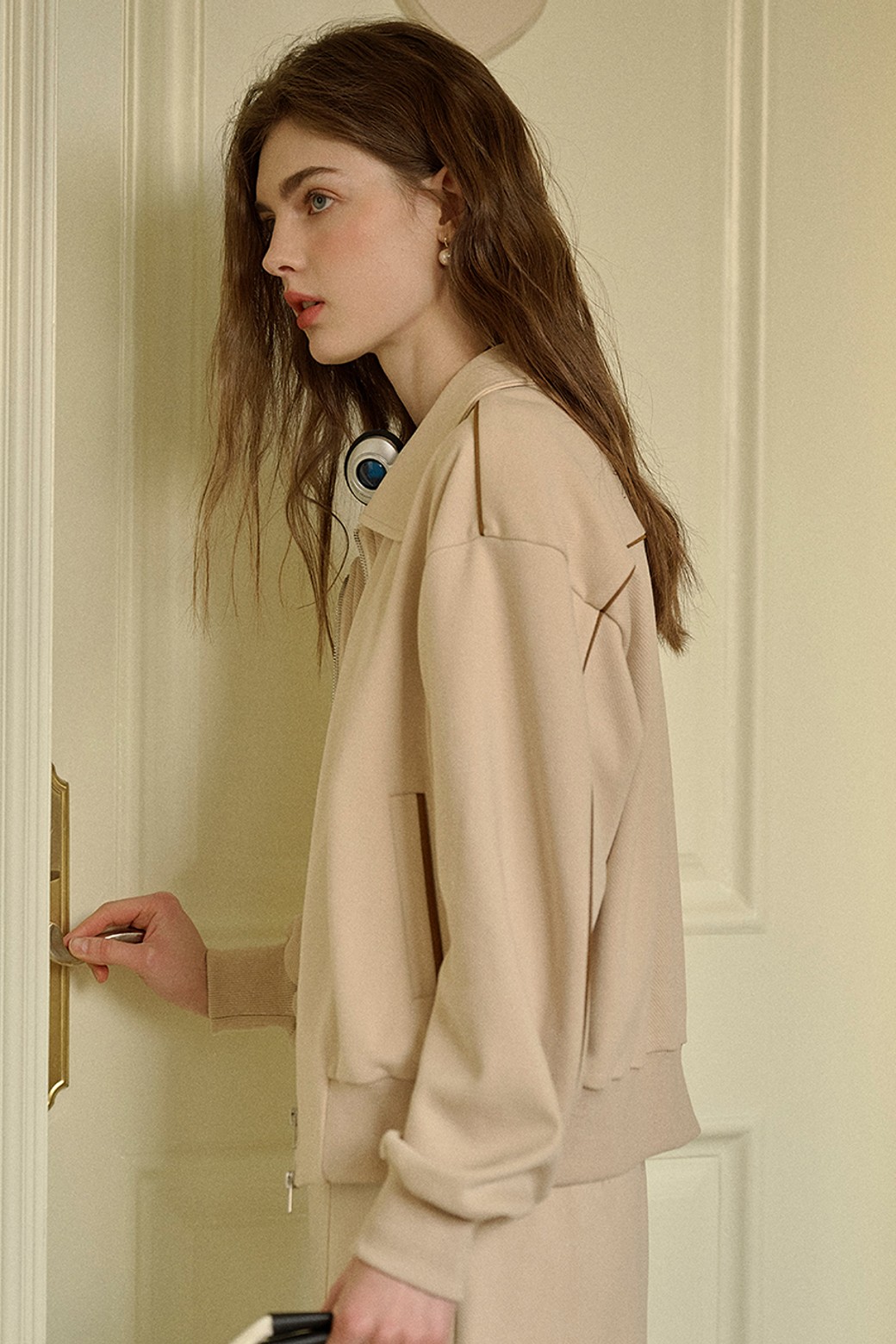 Simple Retro - 점퍼 - SR_Classic lapel casual jacket