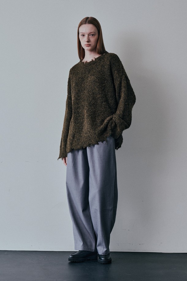 PIASTUDIO - 롱/미디팬츠 - BA_Loose soft suit pants_2color