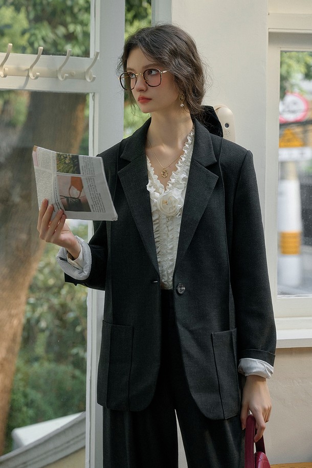 Simple Retro - 자켓 - SR_Anti-wrinkle commuter jacket