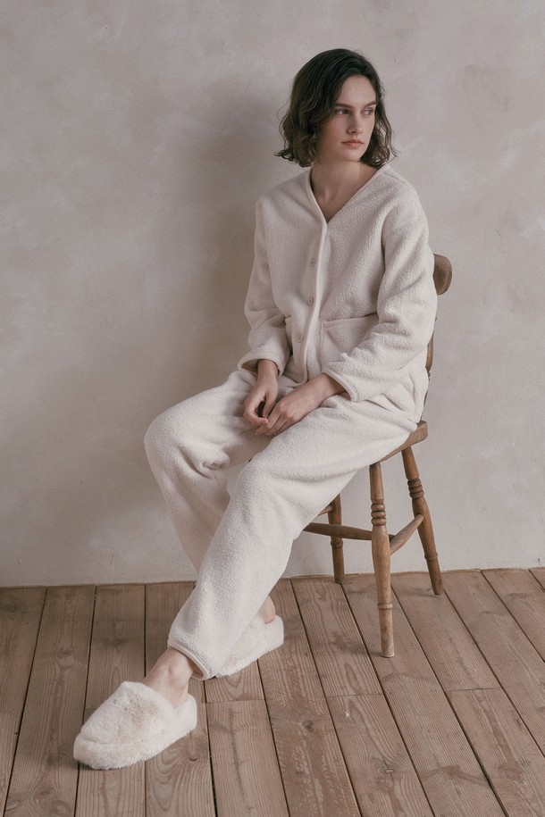 Melanie Joy - 홈웨어 - MJ_Pocket loose two piece pajamas_3color