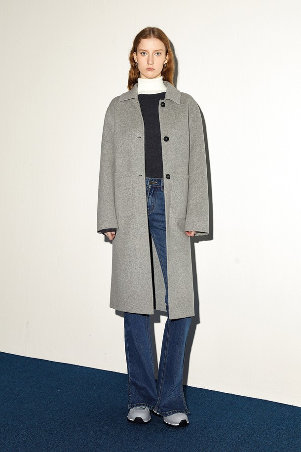 PIASTUDIO - 코트 - BA_Gentle solid color wool coat_2color