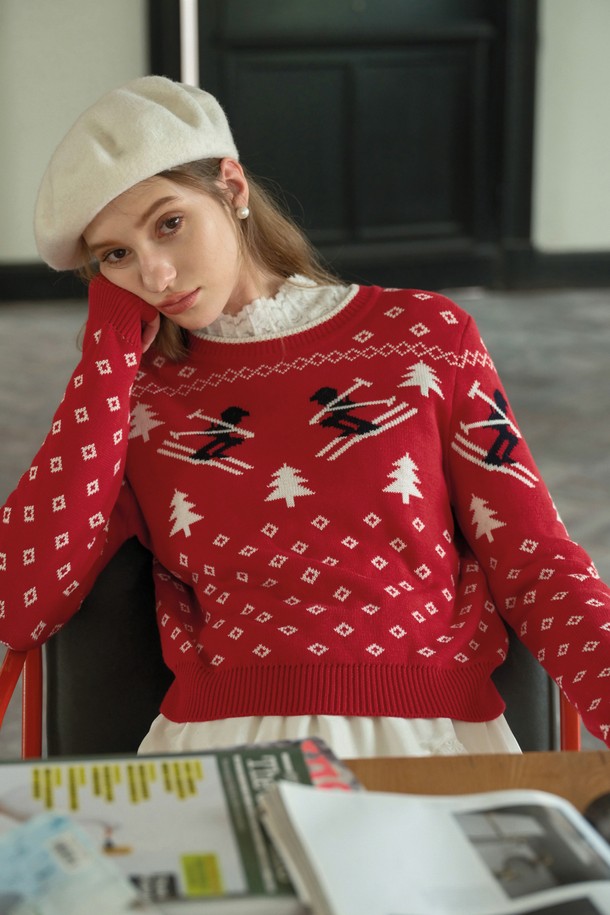 Cest Moidew - 스웨터 - Cest_Winter holiday knit sweater