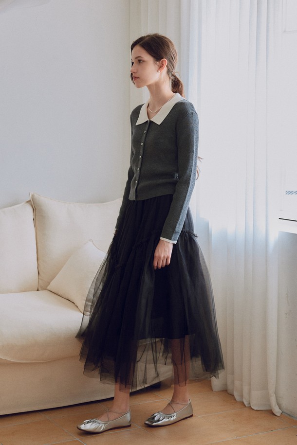 itte - 롱스커트 - IT_Tulle ballet elegant skirt_2color